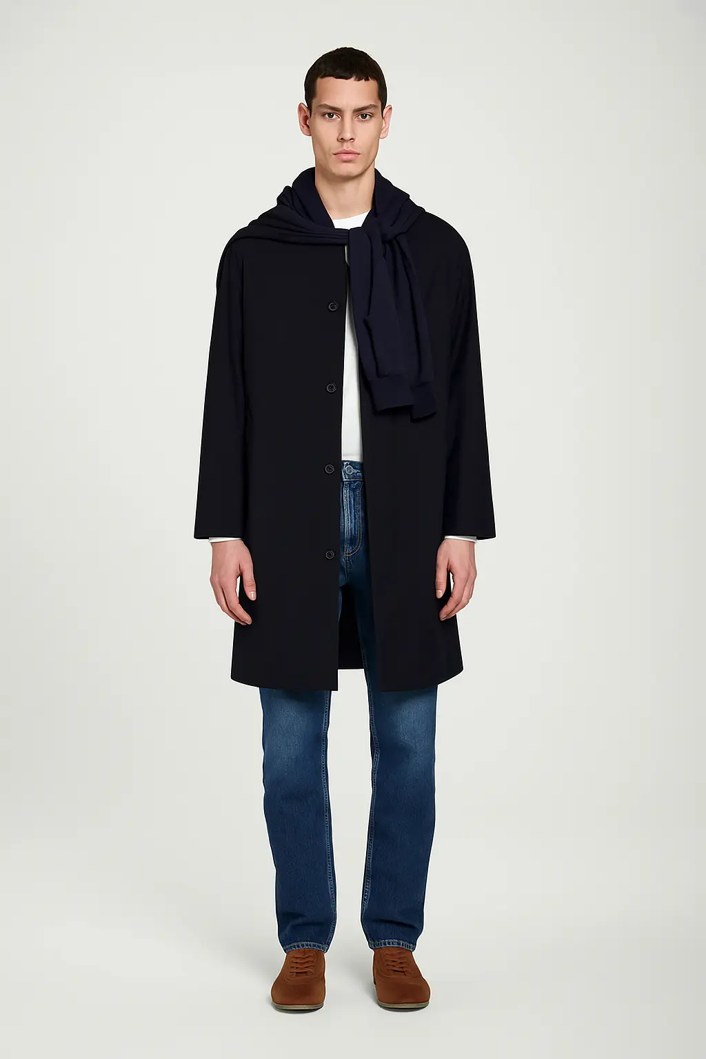 RIDER RAW SELVEDGE STRAIGHT-LEG JEANS